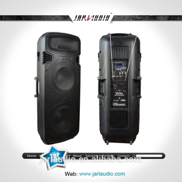 Dual 15"2-way Active speaker , bluetooth speaker ,USB speaker,Dual LED light speaker