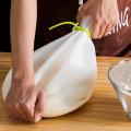 1pcs Dough Bag Pastry Tools Bakeware Preservation Kneading Edible Cooking Tools Soft Silicone Reusable Pastry Boards 2 Size