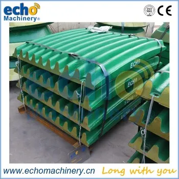 McCloskey jaw crusher fixed jaw die with professional service