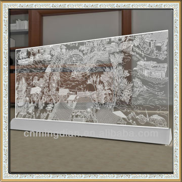 acrylic Luminous brand display,Acrylic led engraving signs
