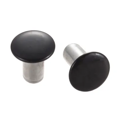 Factory Wholesaler: Spray Painted Metal 12mm Hollow Rivet Nut for Shoes