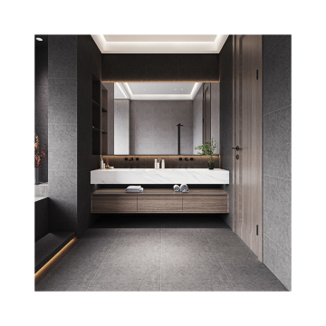 Grey Matt Glazed Marble Porcelain Tiles 400x400mm for Kitchen and Bathroom