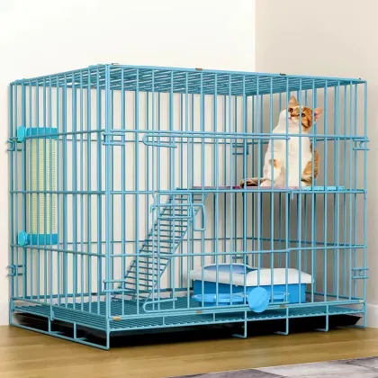 High-Quality Iron Wire Cat Cage for Pets