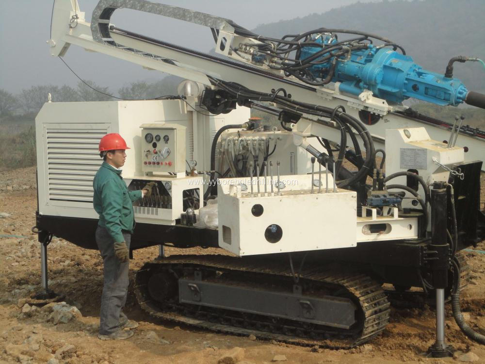 200m Pneumatic Ultrasonic Rig Hydraulic Crawler Sonic