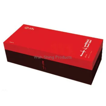 Matte Paper Gift Packaging with UV Printed Logo