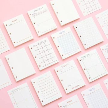 Custom Brand Cartoon Anime Notebook with 3-Ring Binder Inserts