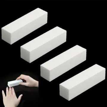 4pcs 4 way Nail Art Buffer Sanding Sponge Nail File polisher Block Pedicure Manicure Nails Buffing Sanding Tool DIY Nail Buffers