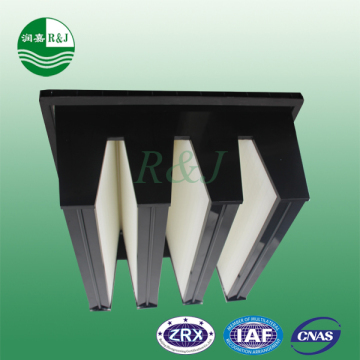 High Performance H13 V-type Mini-pleat Hepa Air Filter, HEPA Air Filters