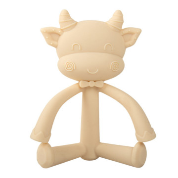 Silicone Cow-Shaped Teething Toy for Babies