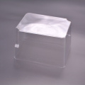 Transparent plastic box cover