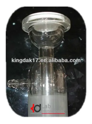 Solvent filtration apparatus /glass funnel/laboratory glass apparatus