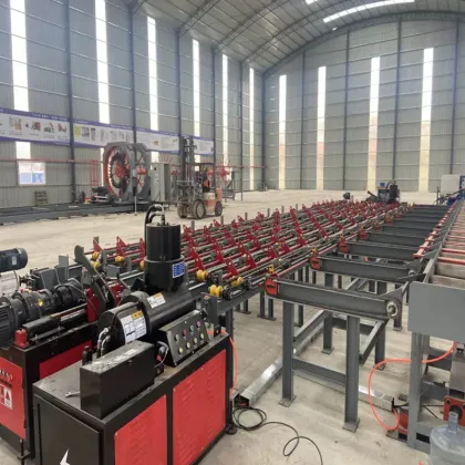 380V CNC Steel Bar Threading Production Line with Motor for Manufacturing Industries