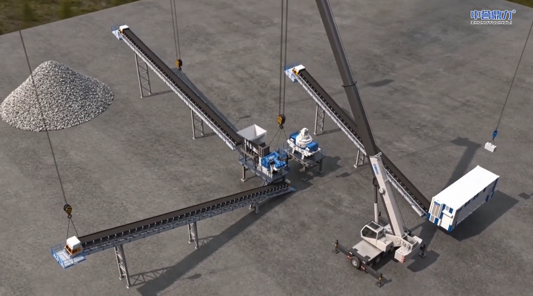 Modular Sand Gravel Aggregate Production Line