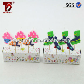 magic cake roller skate edible candles