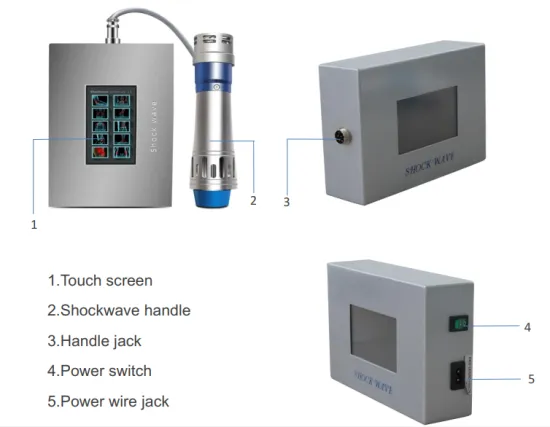 China best factory price focused shock wave therapy machine