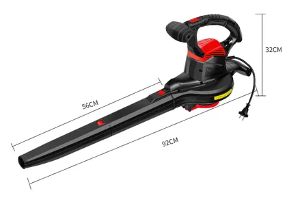 Electric leaf vacuum mulching blower 350km/h leaf blower