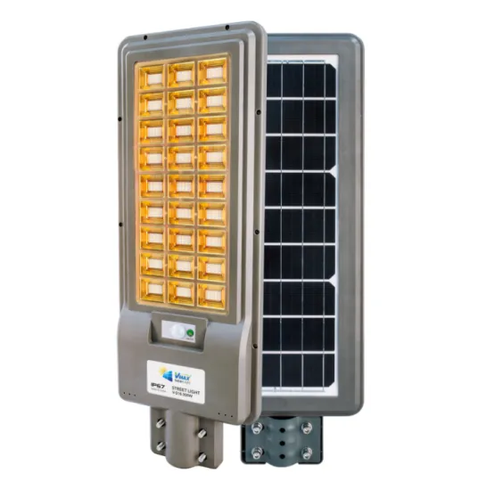 Integrated solar light for road lighting