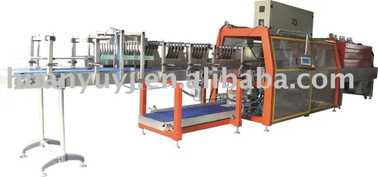 Automatic tray Shrink wrapping Package Machine