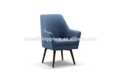 Living room leisure fabric chair,wood frame chair