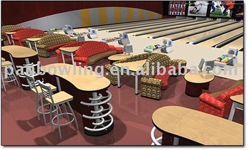 sofa for bowling center