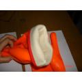 Chemikalienbeständige Handschuhe Orange PVC beschichtet 12 &quot;