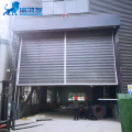 High-speed insulated spiral door