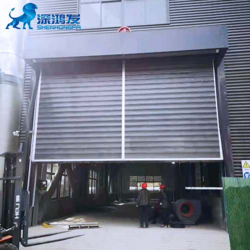 Aluminium Spiral Insulated High Speed Rolling Shutter Door