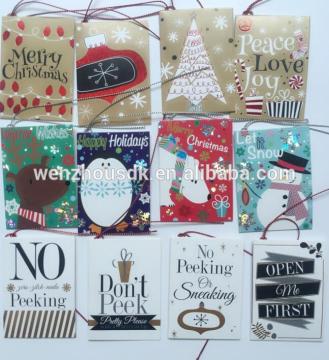 Hot-selling Mini christmas gift greeting card