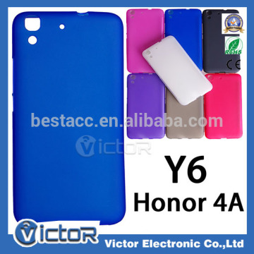 New selling Cell phone factory cover gel slim TPU case for huawei honor 4A Y6