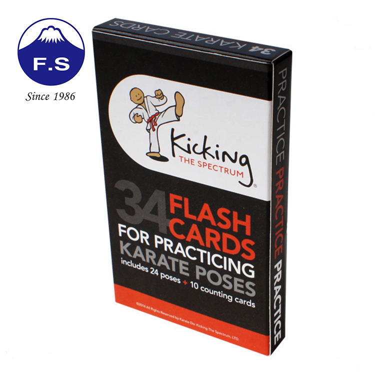 Laminated Playing And Learning Flash Card For Kids