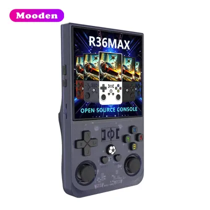 L R36 Max Handheld Game Console - 4 Inch Screen, 64G Retro Portable Video Game Console