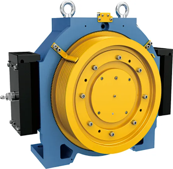 Customized Permanent Magnet Elevator Gearless Traction Machine Lift Motor with CE