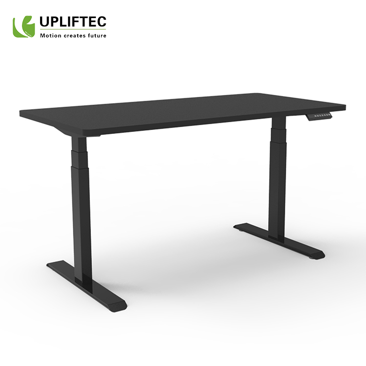 e7 electric standing desk converter by uplift desk