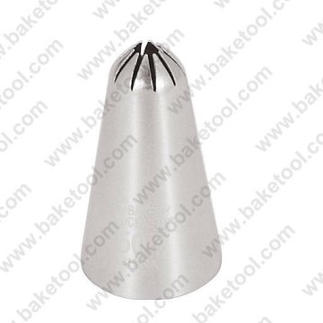 cake decorating nozzles,closed star pastry nozzles,cake nozzles,piping nozzles,pastry tips