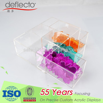 Cosmetics Jewelry Makeup Organizer Clear Acrylic Display Box Storage