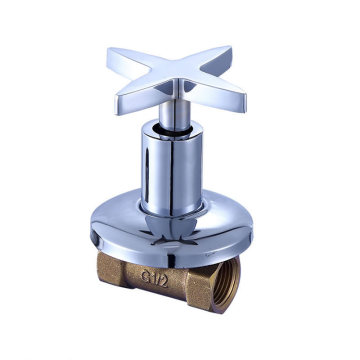 YOROOW Wall-Mounted Brass Angle Valve with Zinc Handle
