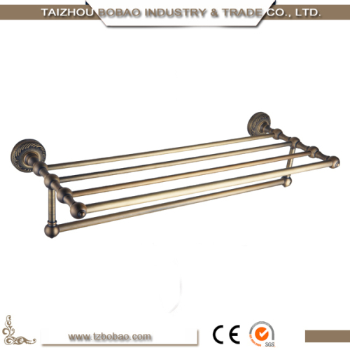 European style bronze fashion towel shelf