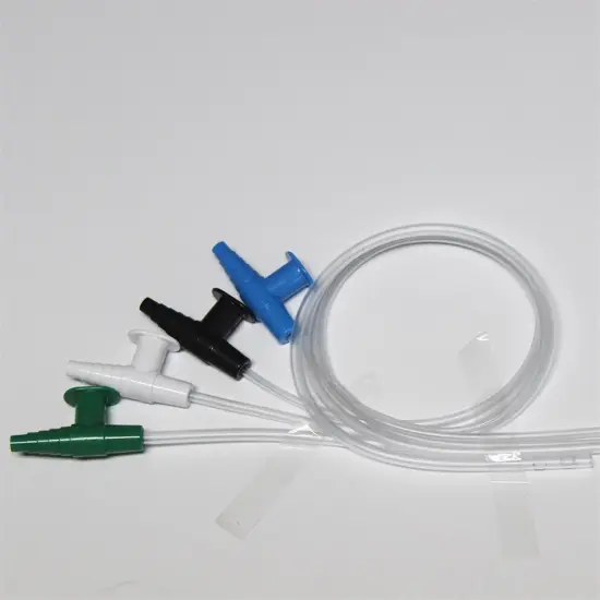 Enclosed Approved Closed Catheter Sputum Suction Tube