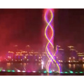 Ultrahigh water column and laser fountain