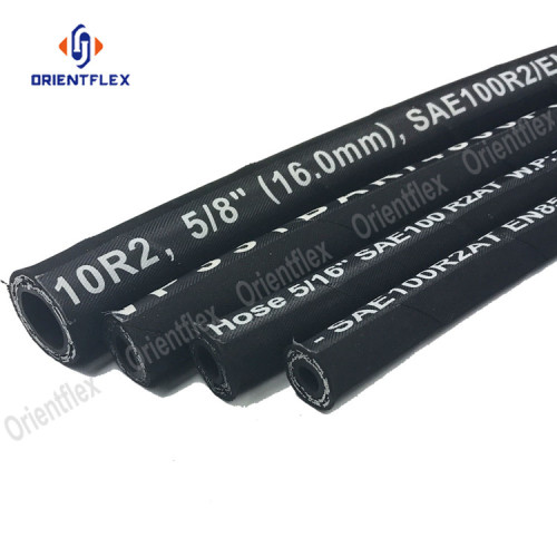 High pressure fabric certificated hydraulic rubber hose