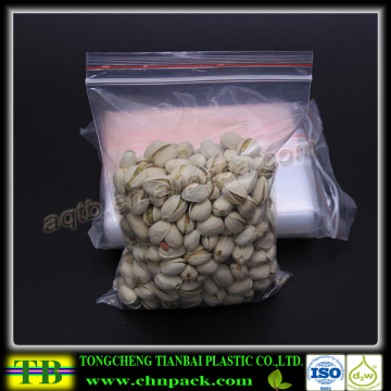 Cheap Price LDPE Clear Plastic Reclosable Single Zipper Poly Bag