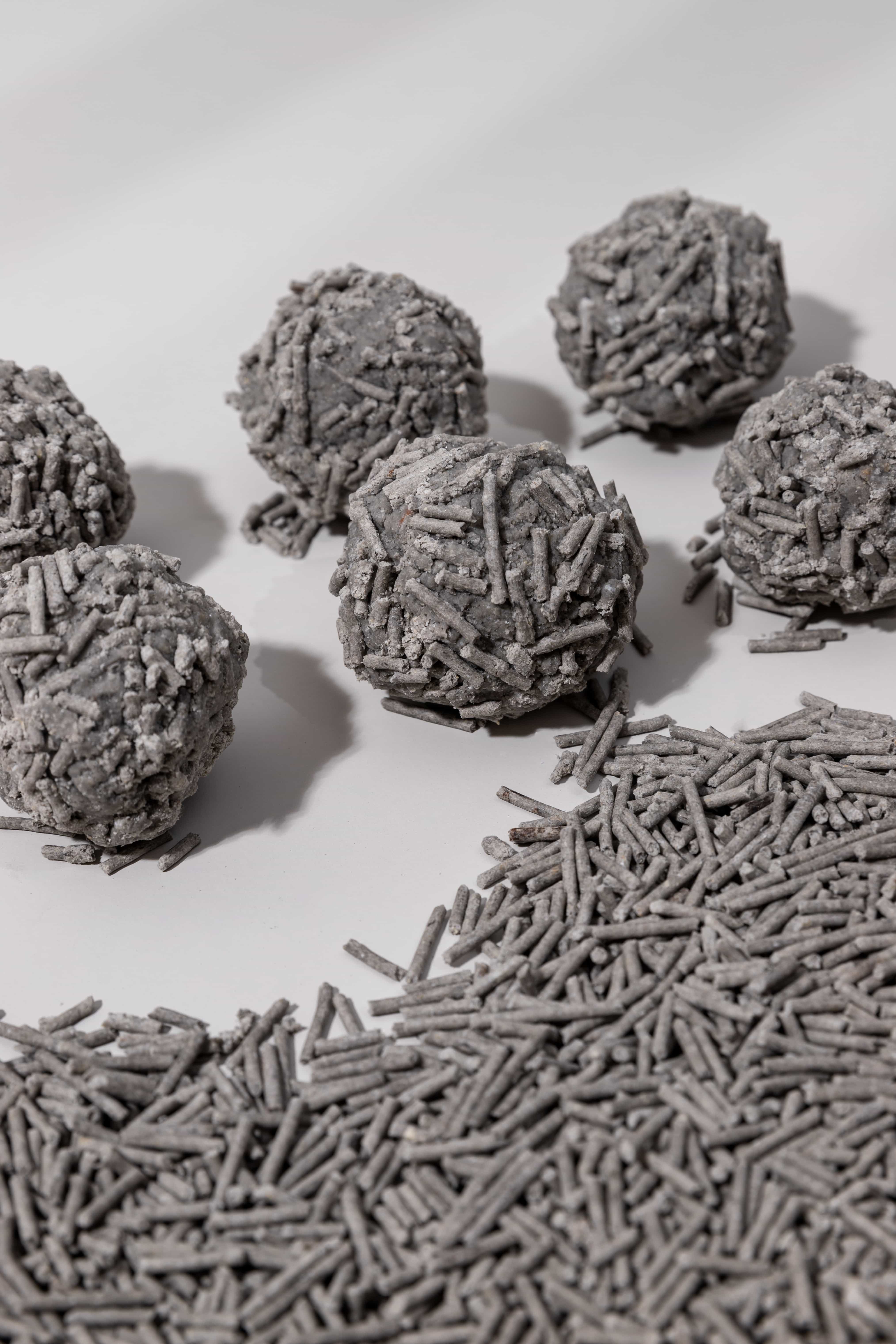 Activated carbon cat litter