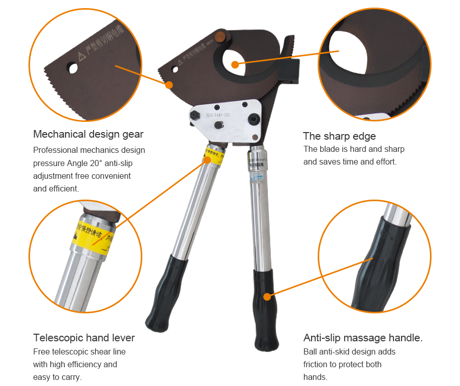 details of cable cutter