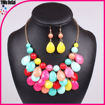 Fashion Hot Sale Cheap Handmade Plastic choker Necklace