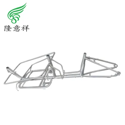 Foldable two-wheeled electric vehicle frame