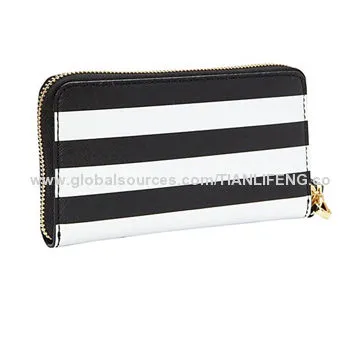 Travel Stripe Large Multifunction Women's Wallet