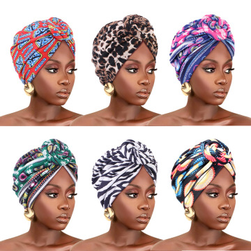 African Style Swirl Knot Turban Hat