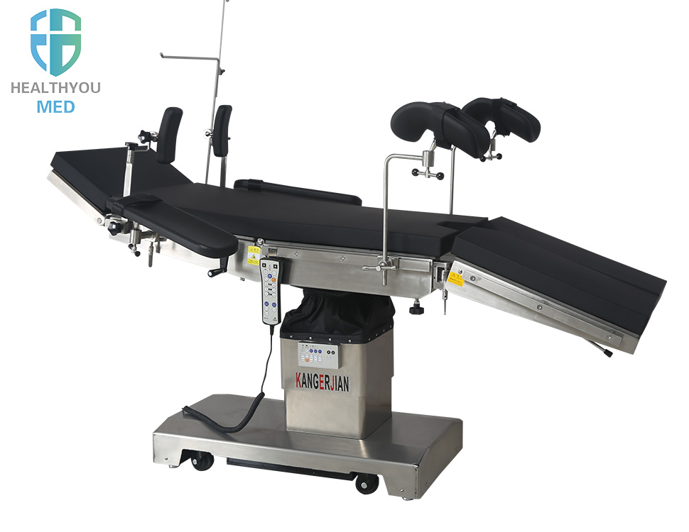 Hydraulic surgical operating table for hospital