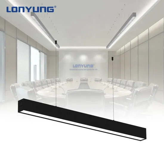Modern Adjustable Pendant Linear LED Lamp - 4ft/8ft Black/White Up/Down Suspended Lighting