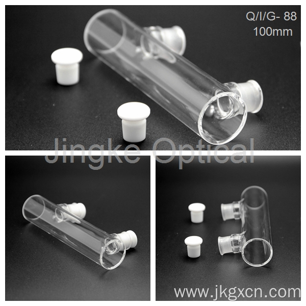 Cylindrical cuvettes with stopper